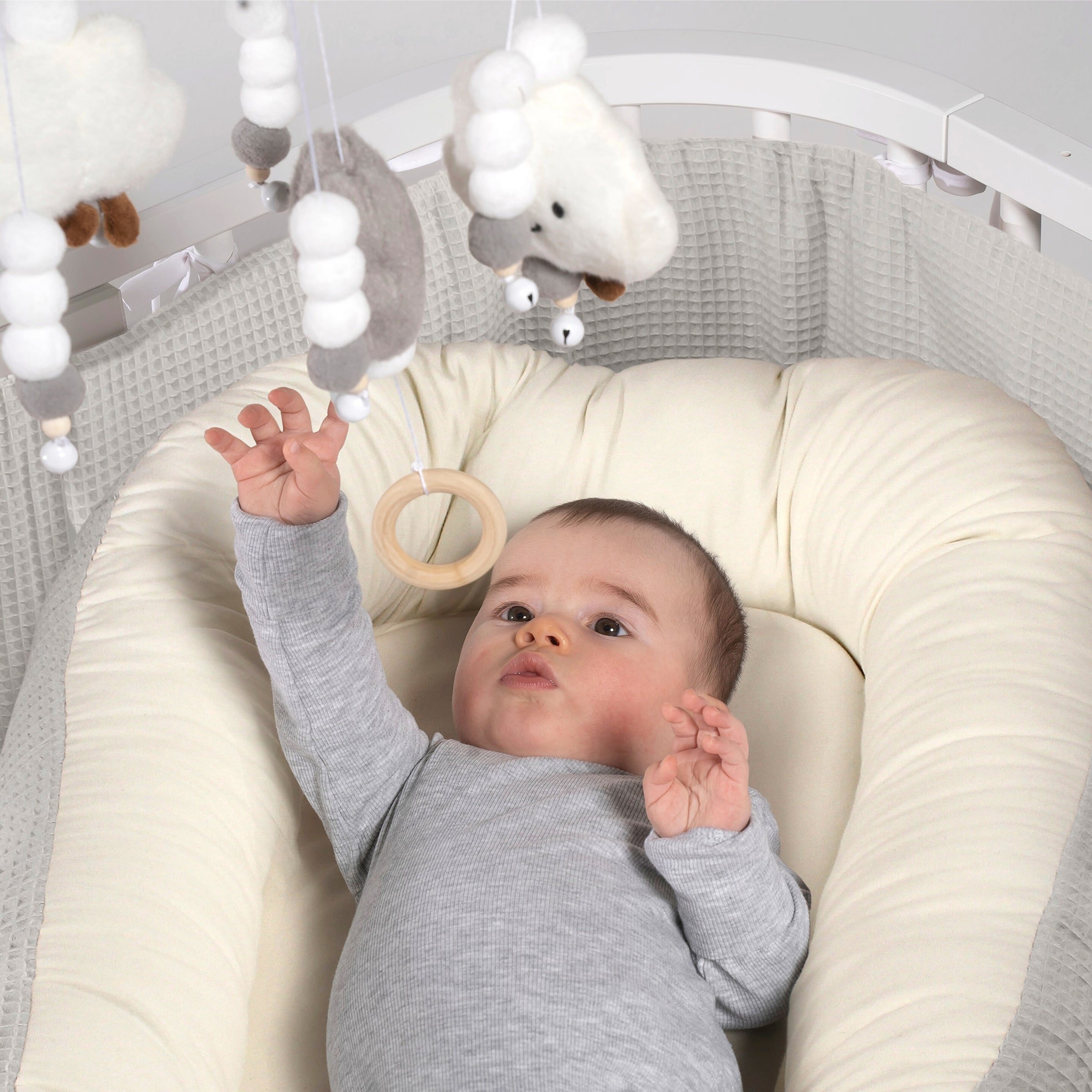 Babybay® Kuschelnestchen Waffelpiqué 50x90 cm