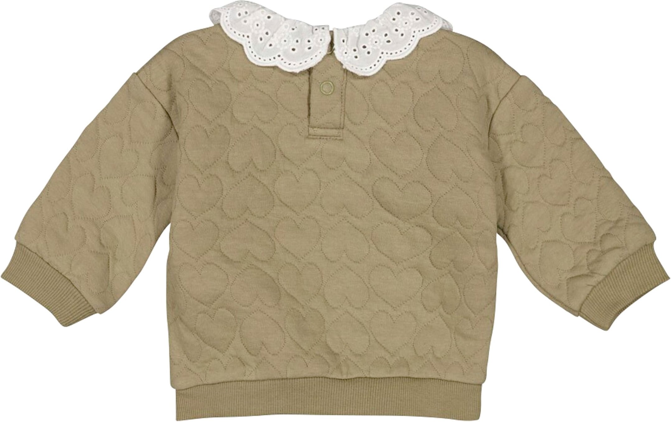 Feetje Sweatshirt mit Kragen Herzen gequiltet