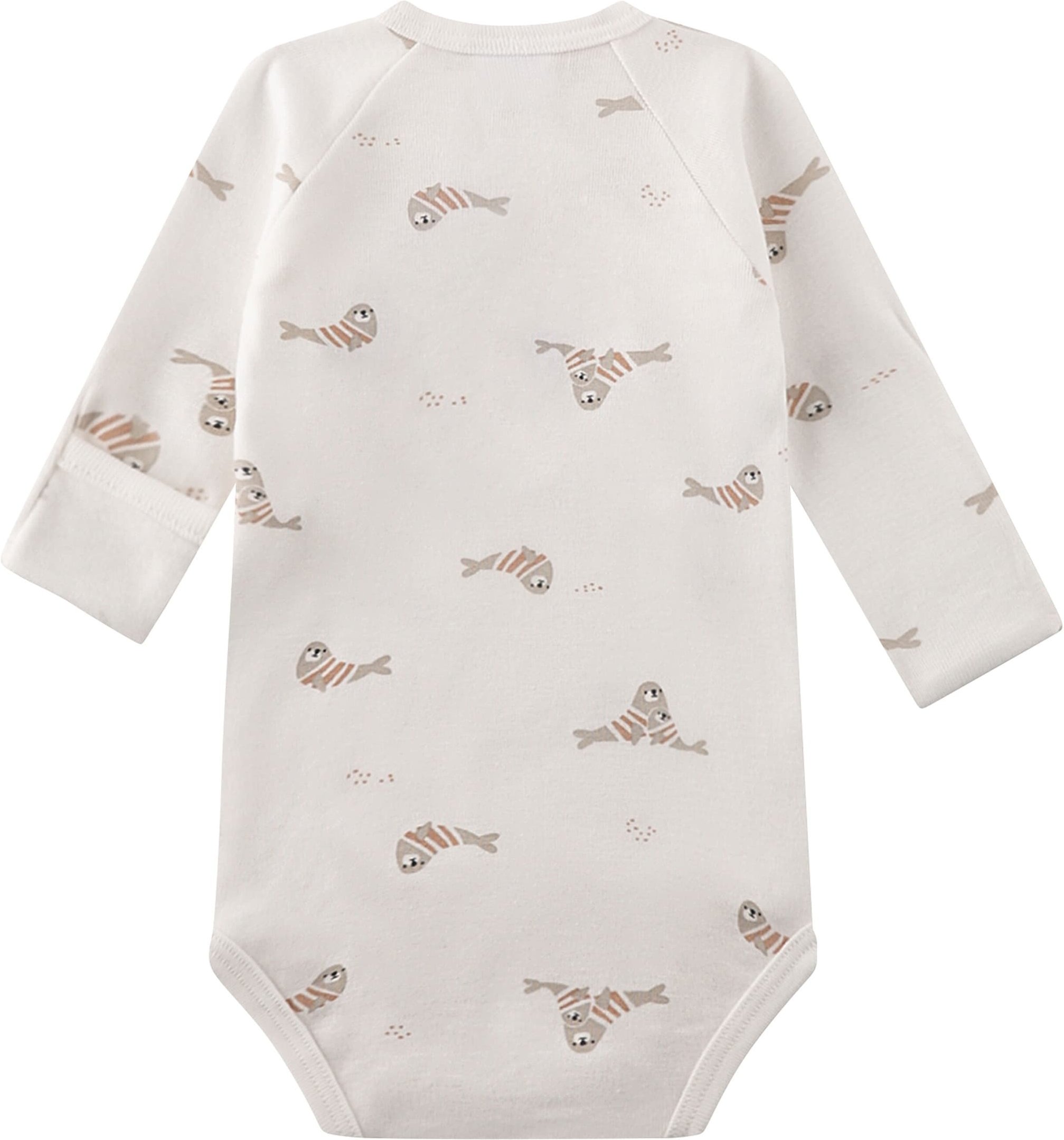 Sanetta Wickelbody langarm Walross