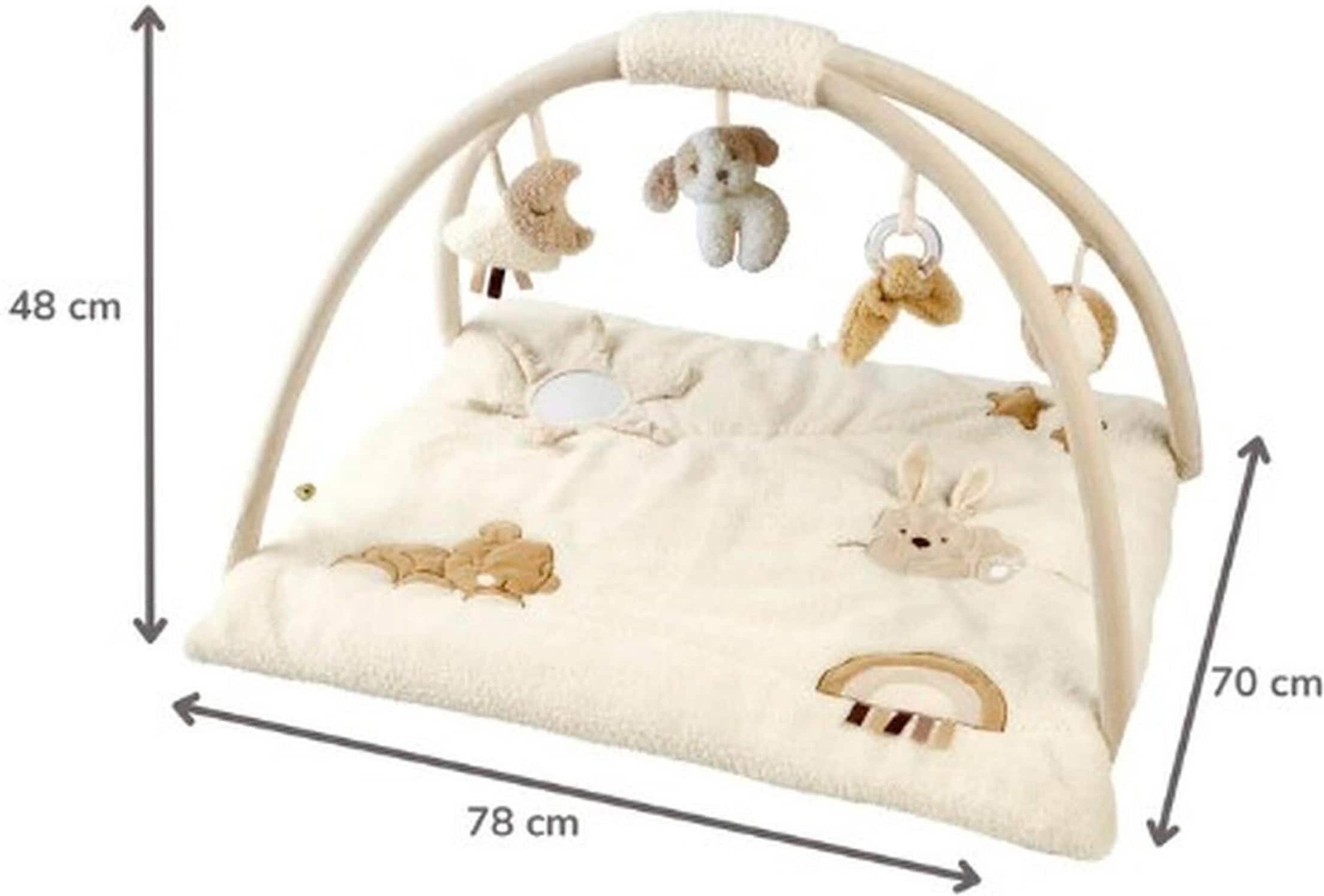 Nattou Spielbogen mit Krabbeldecke TEDDY