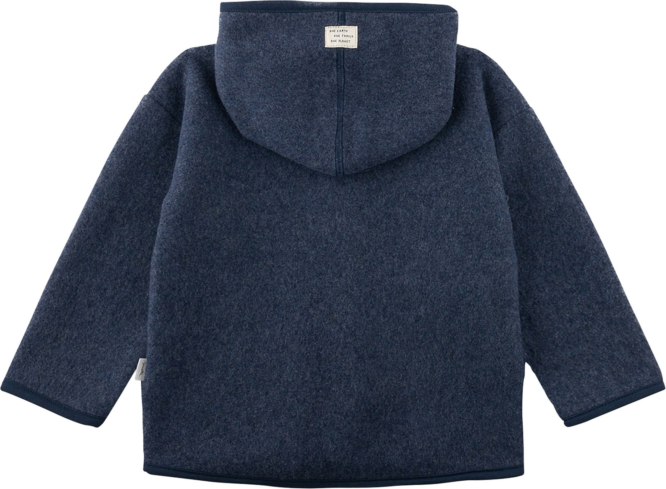 Thumbnail - Sanetta Wollfleece-Jacke mit Kapuze