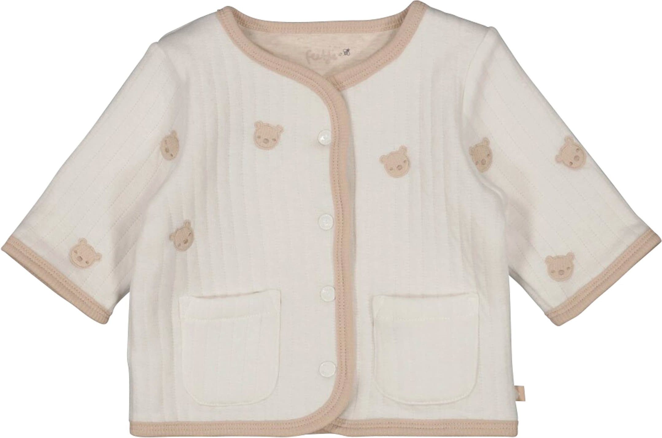 Feetje Wendejacke Bären-Stickerei Rippqualität