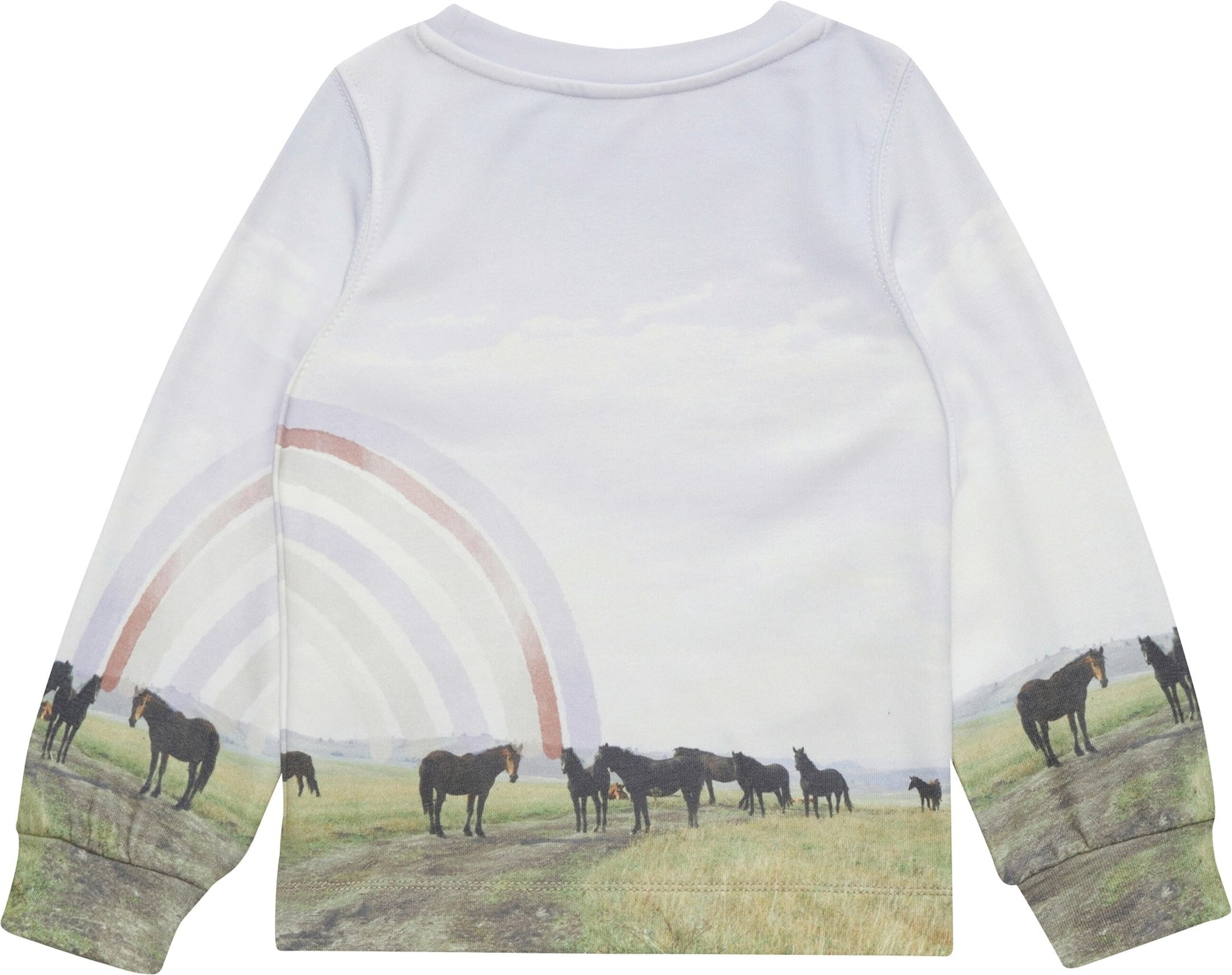 S.Oliver Sweatshirt Pferde Regenbogen