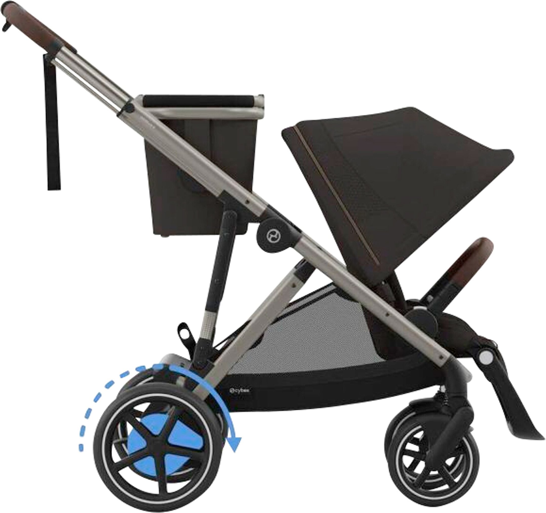 Cybex Gold Kinderwagen e-Gazelle braun