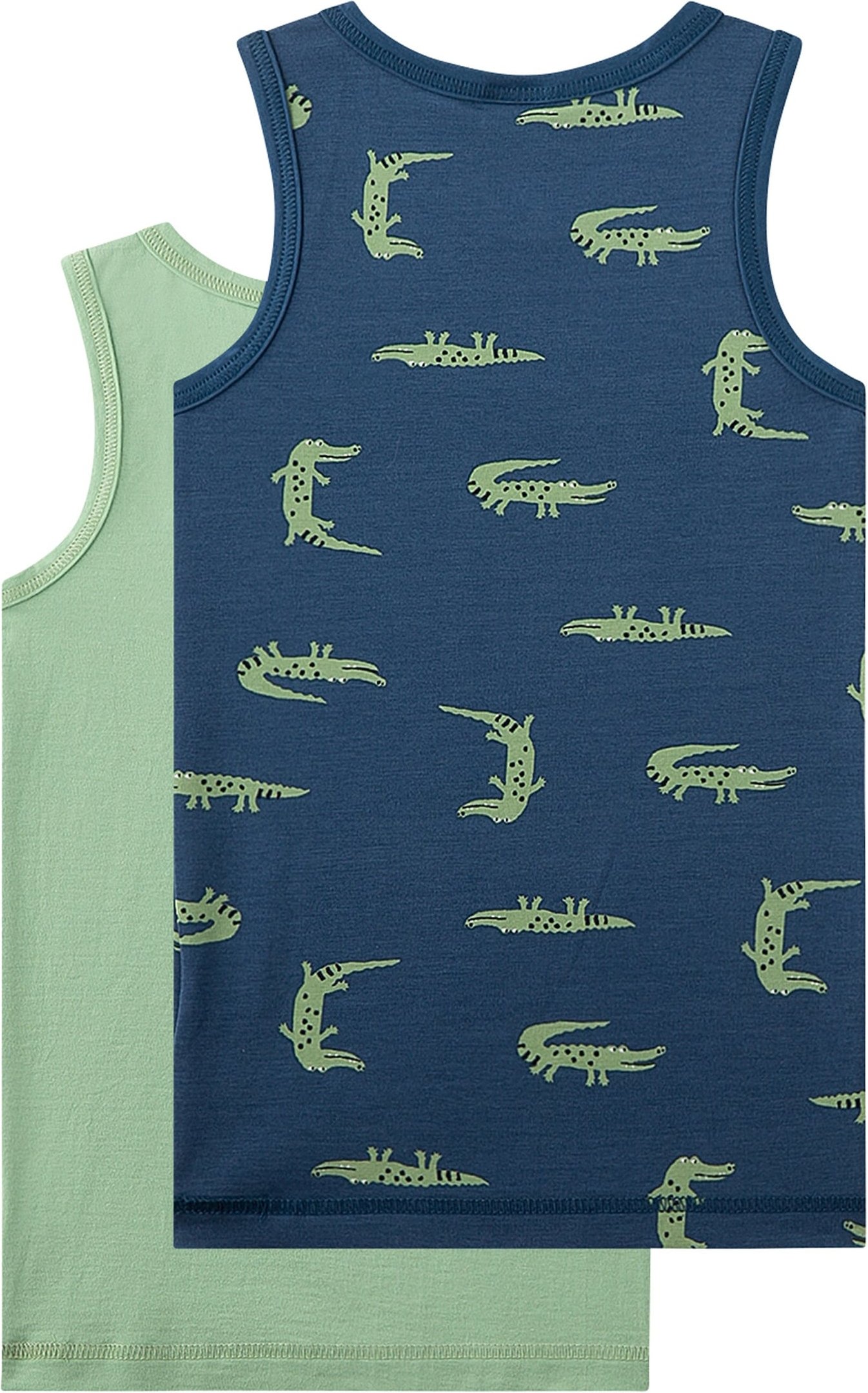 Sanetta 2er-Pack Unterhemden Krokodil