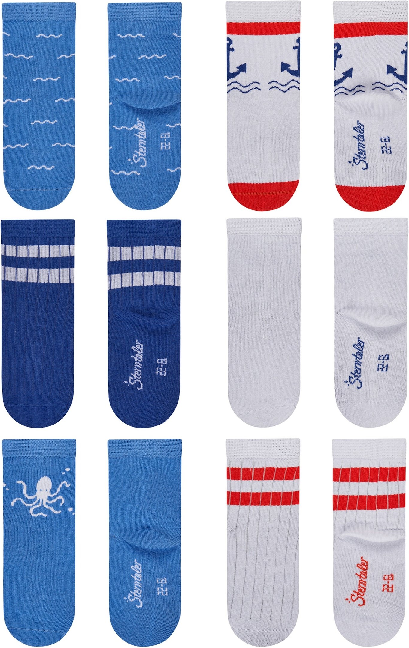 Sterntaler 6er-Pack Socken Maritim