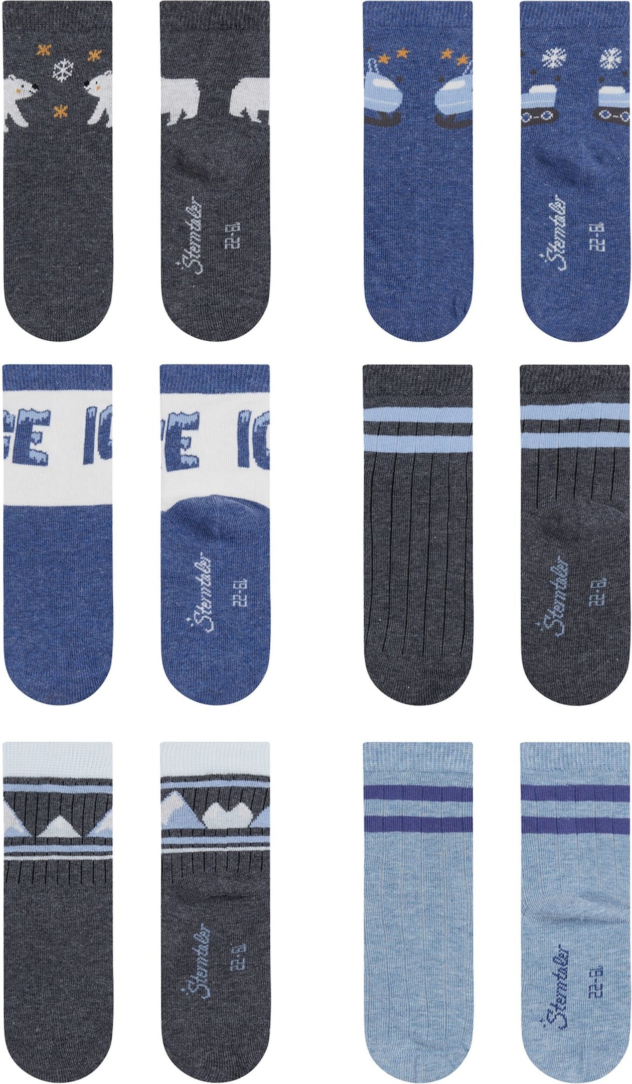 Sterntaler 6er-Pack Socken Winter