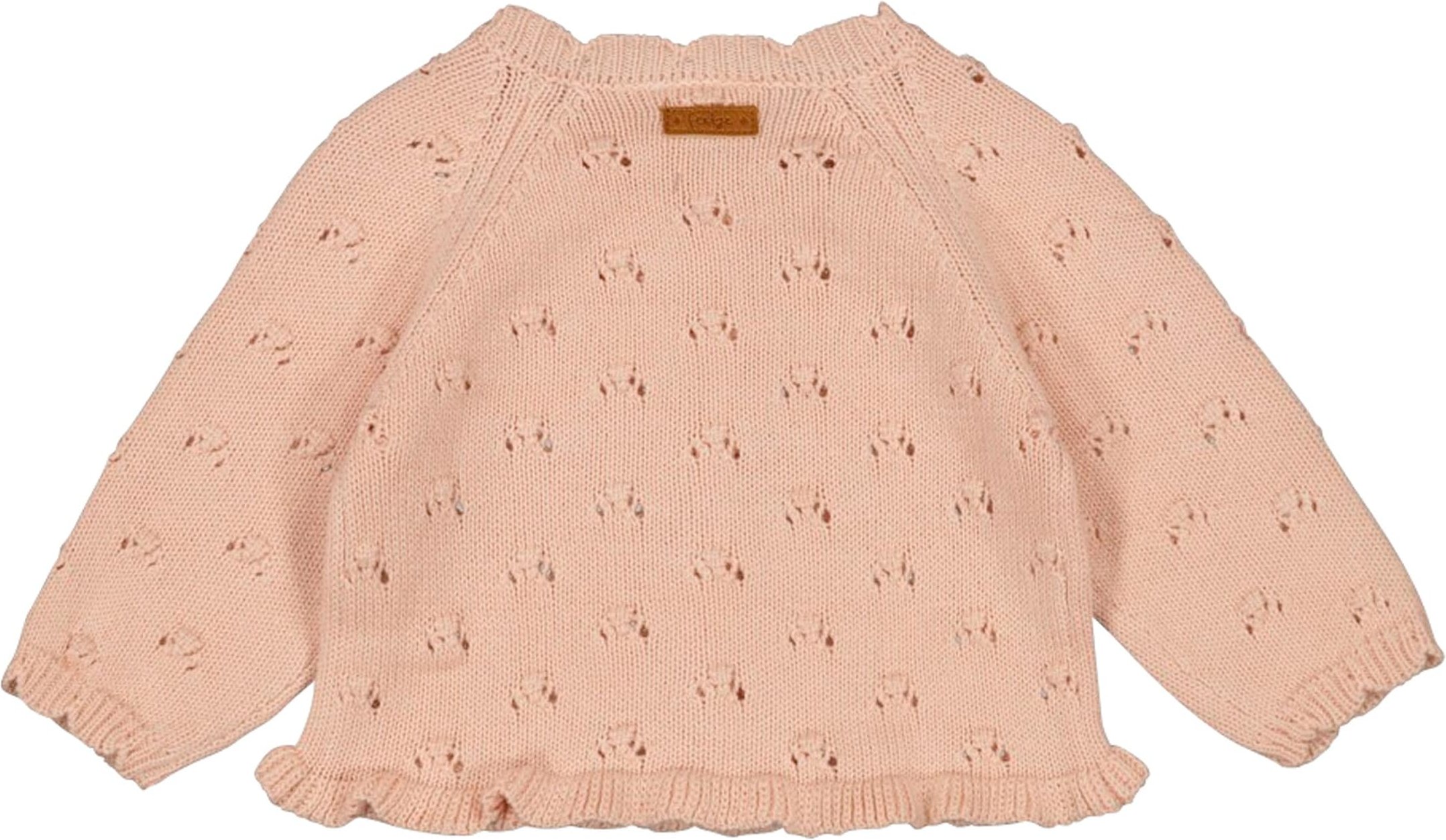 Feetje Strickjacke Rüschen