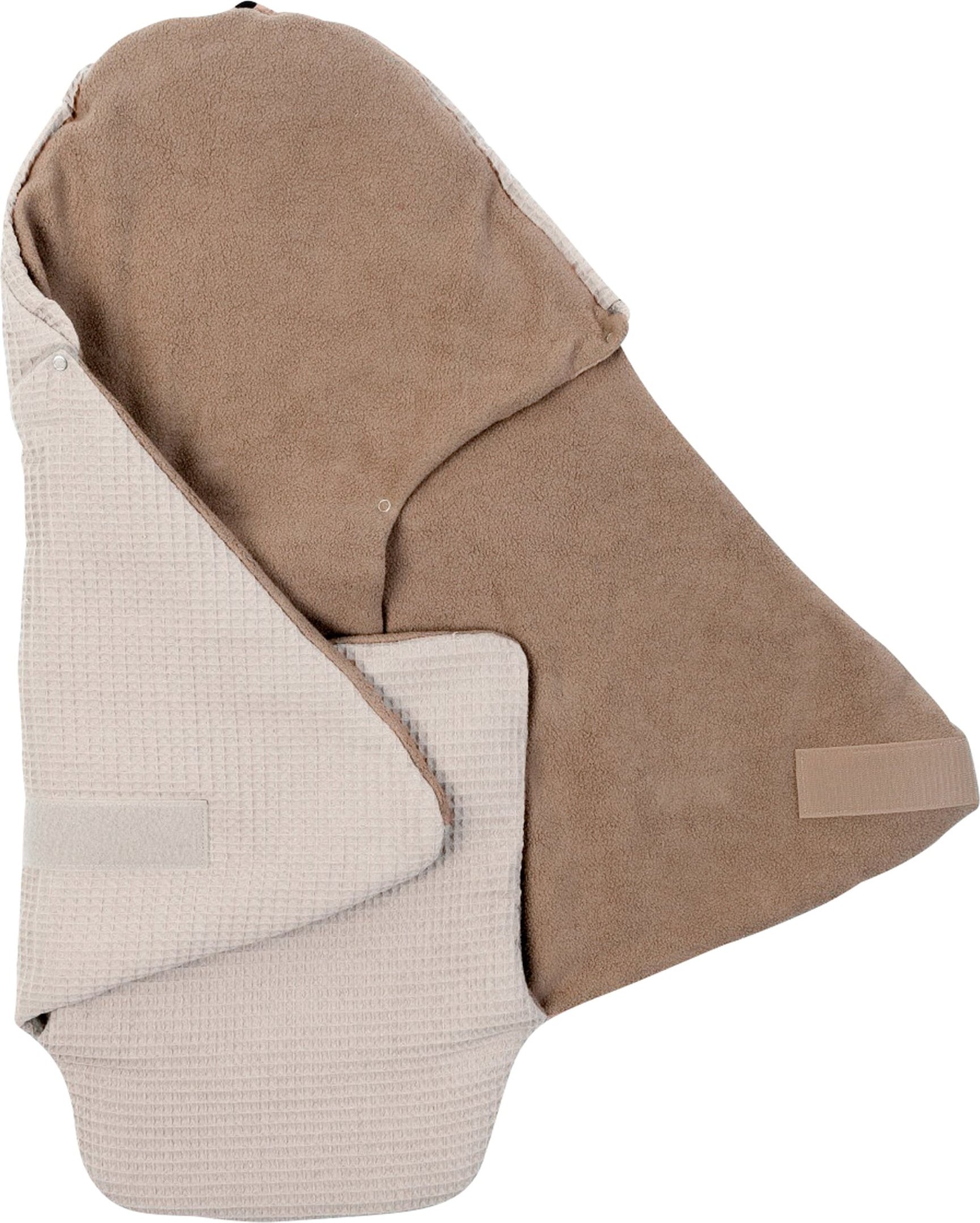 Thumbnail - Ullenboom Einschlagdecke Waffelpiqué uni wattiert 2.5 TOG braun