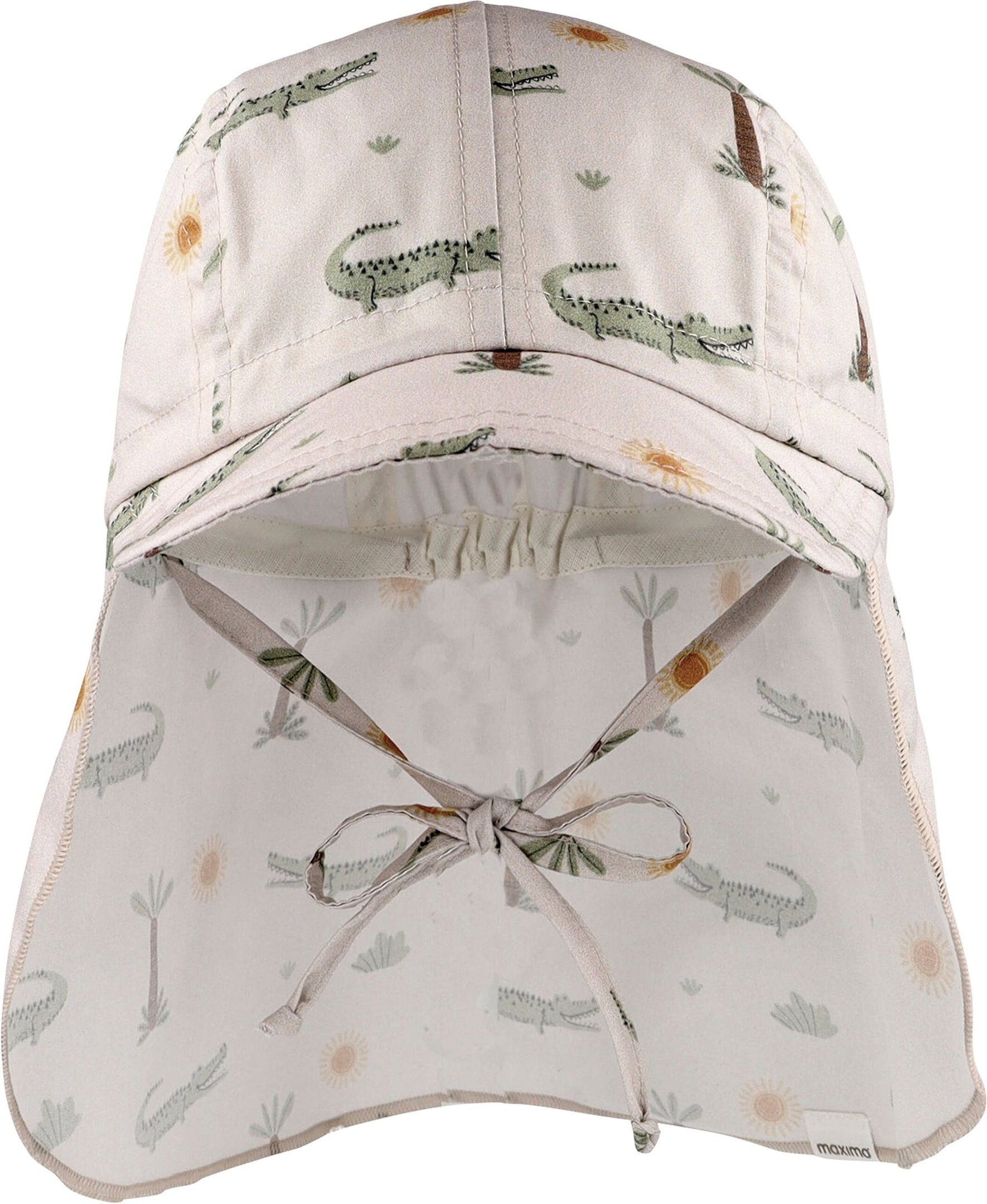 Maximo Schirmmütze mit Nackenschutz Krokodil