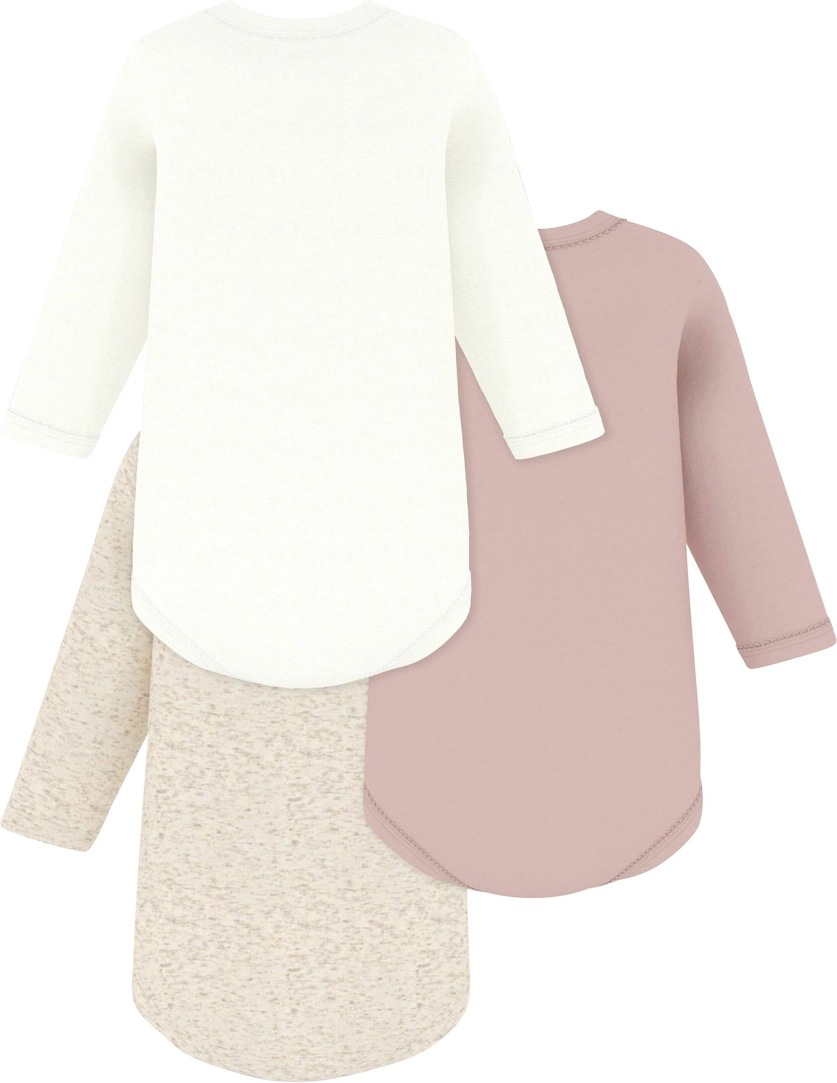 Petit Bateau 3er-Pack Bodys langarm