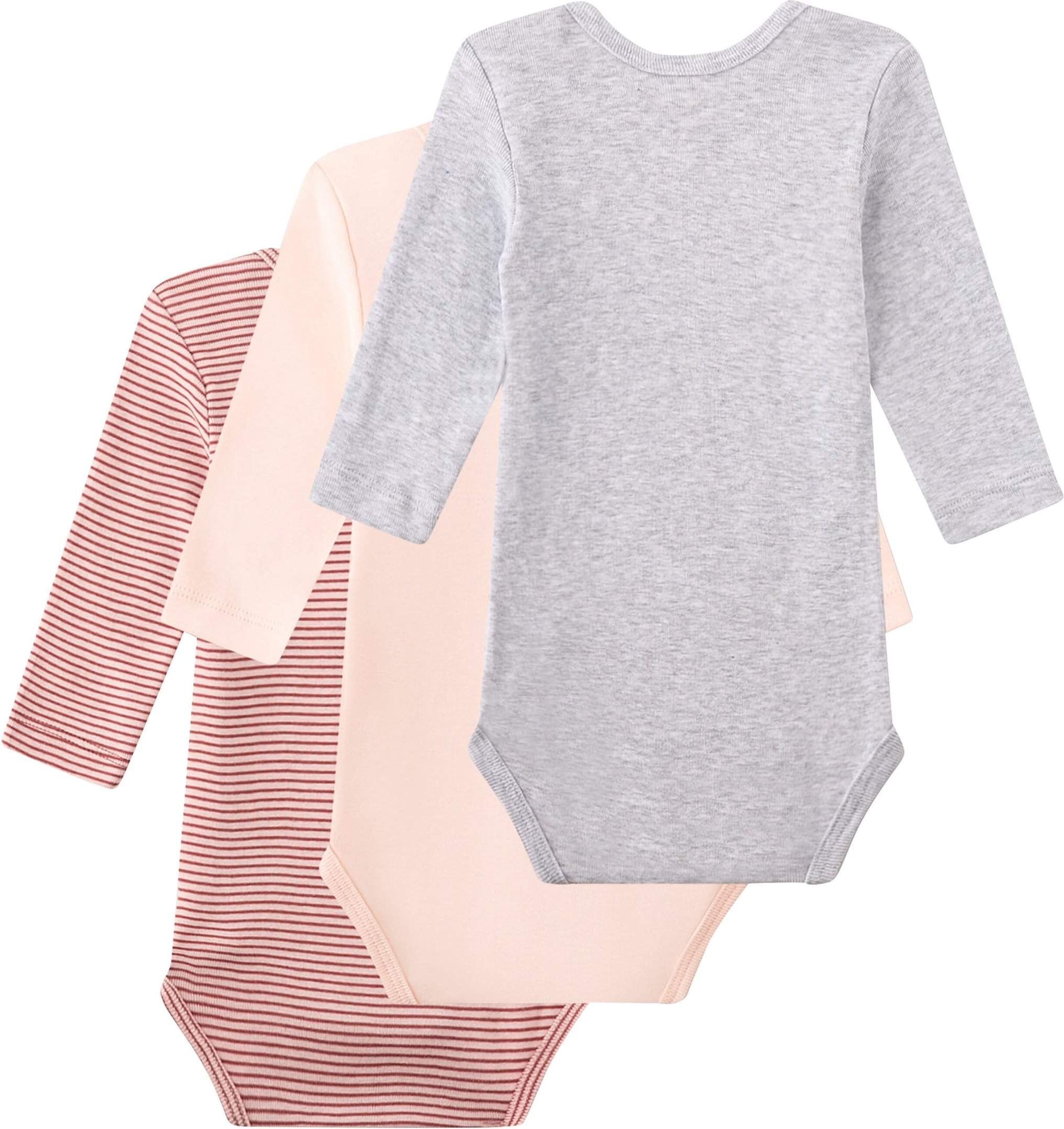 Sanetta 3er-Pack Bodys langarm Ringel