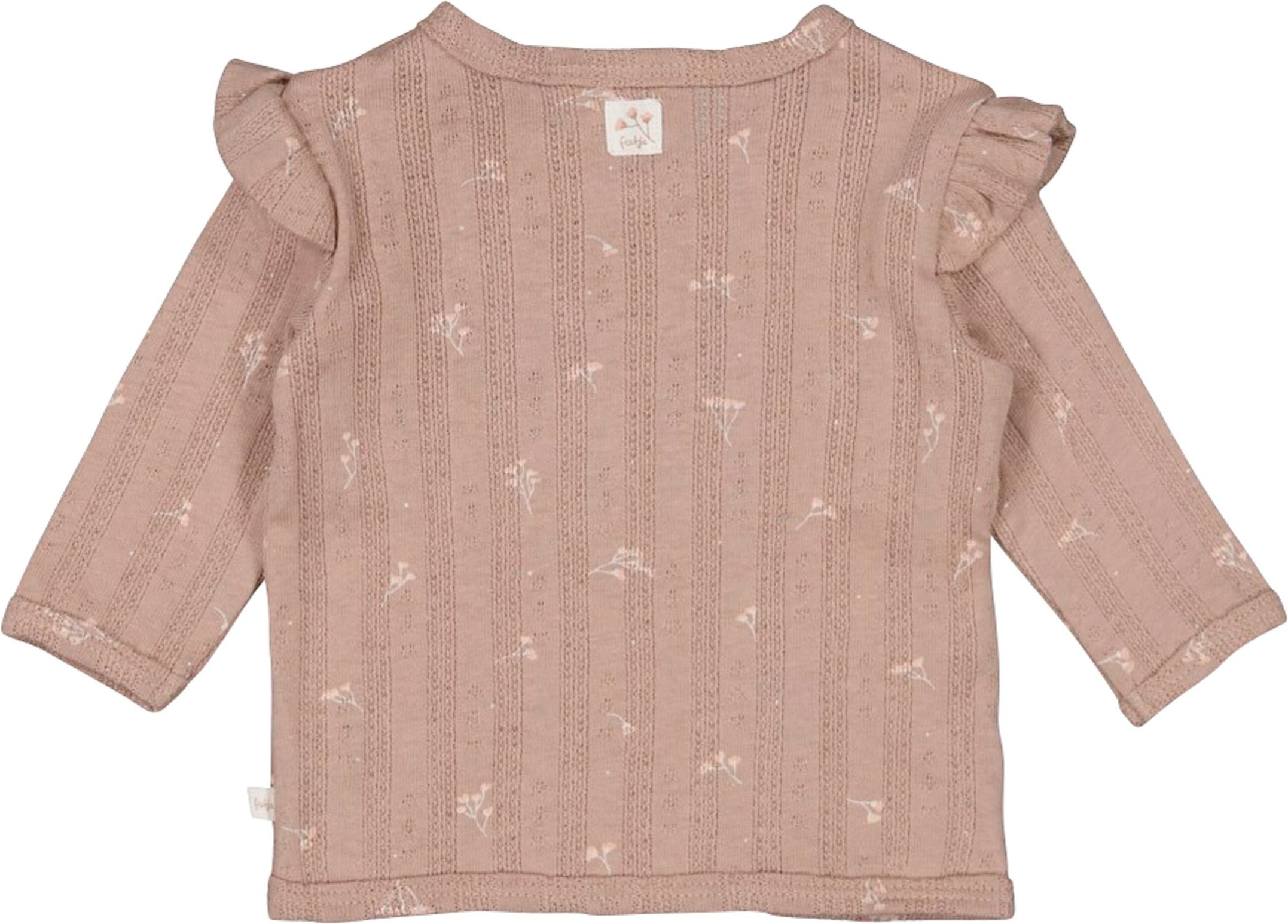 Feetje Ajour-Wickelshirt langarm Blumen Rüschen