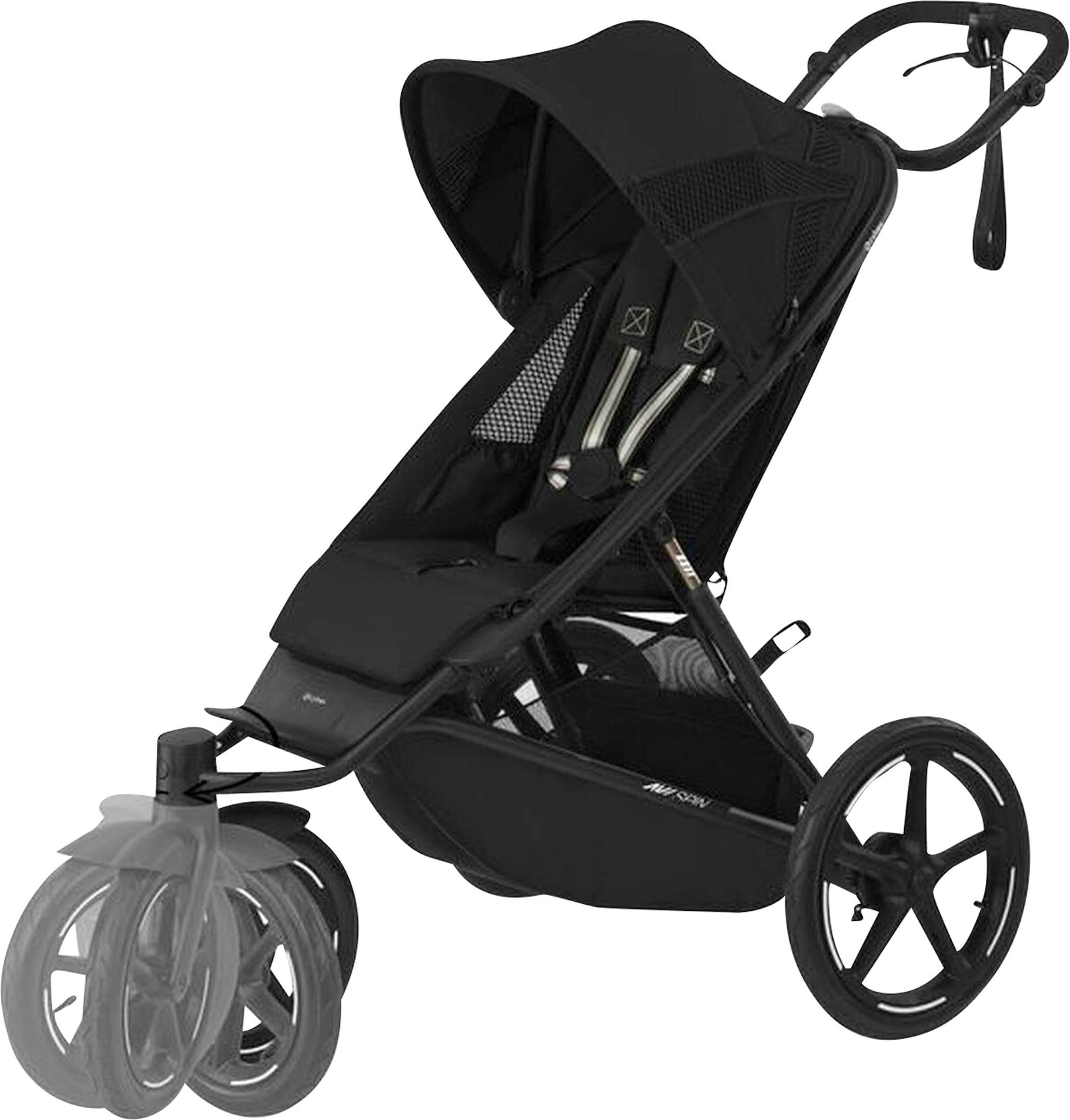 Cybex Gold Kinderwagen Sportwagen AVI SPIN schwarz