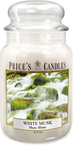 Price's Duftkerze White Musk 630gr