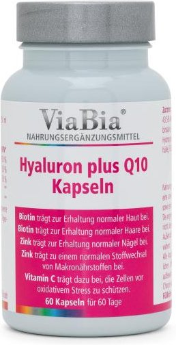 ViaBia Hyaluron + Q10 60 Kapseln