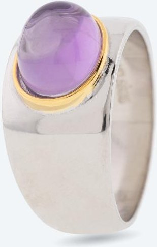 JN Ring 925 St. Silber bicolor Amethyst