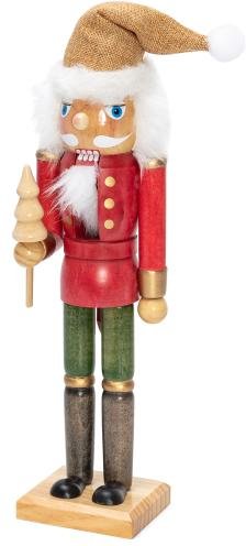 Nussknacker Holz mit Baum 38cm