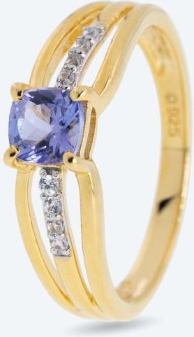 Ring 925 vergoldet Tansanit