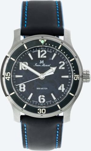 Jean Marcel Herrenuhr "Splendor Fumé" blau