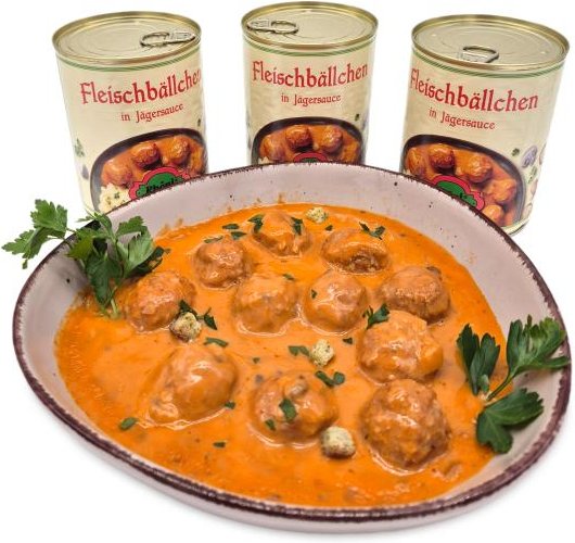 Fleischbällchen in Jägersauce