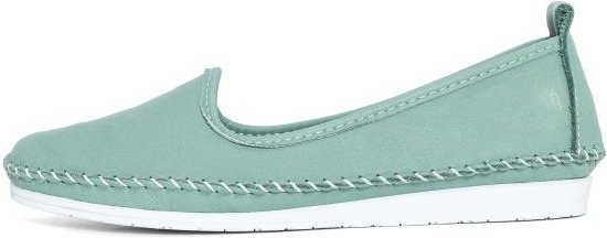 Andrea Conti Damen Lederslipper peppermint