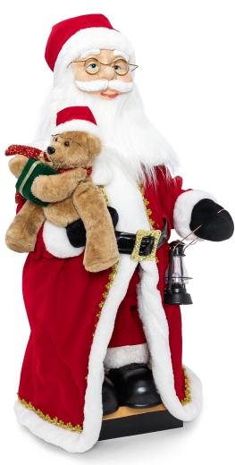 Weihnachtsmann mit Musik 1,10m