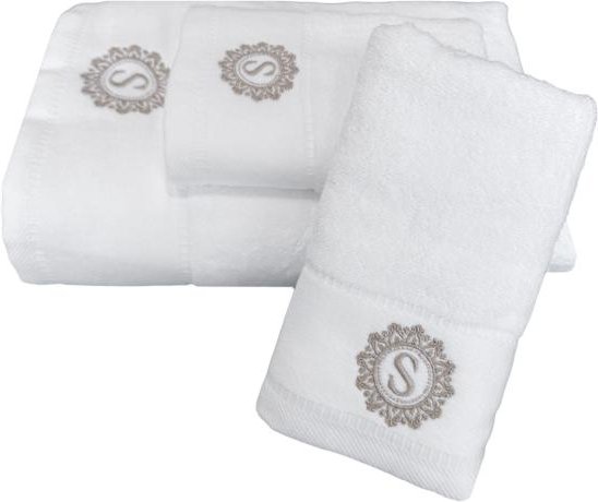 Premium Handtuchset 3tlg. weiß