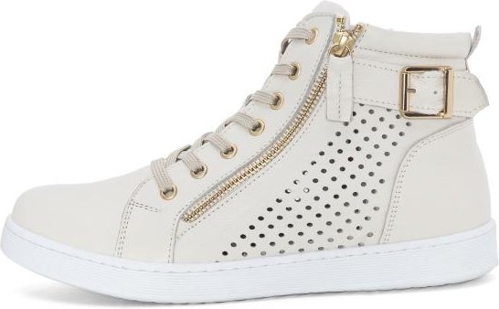 Andrea Conti Damen Lederhochschnürer creme