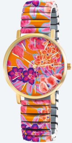 ChocoMoon Damenuhr "Pink Orchids" Quarz