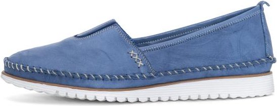 Andrea Conti Damen Lederslipper denim