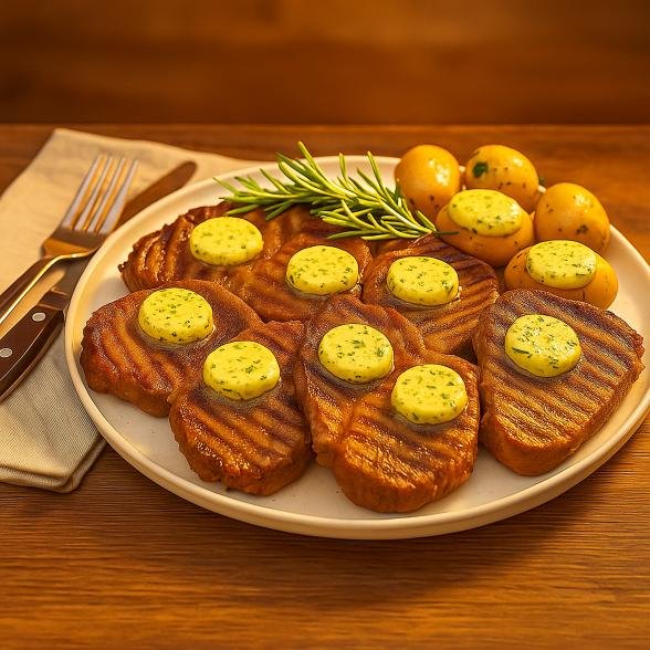Bauernsteak in Kräuterbutter 6x140g