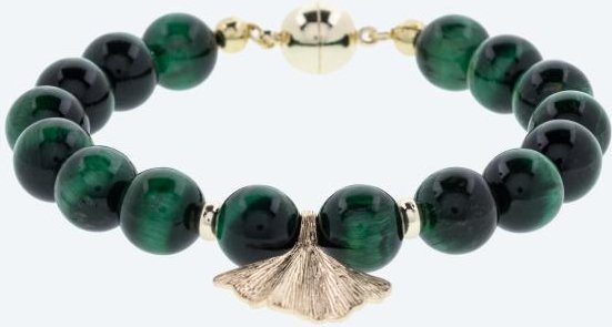 Armband Tigerauge grün