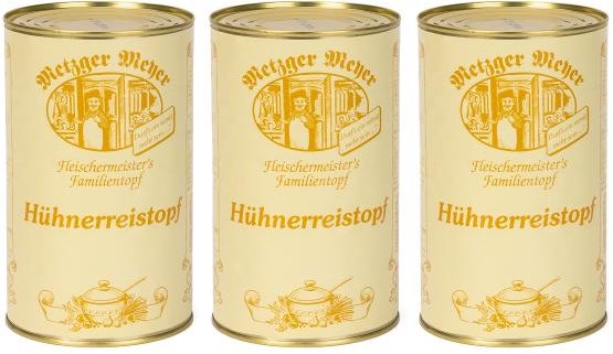 Metzger Meyer Hühnerreistopf 3er Set