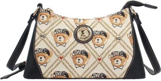 Henney Bear Umhängetasche schwarz/multicolor