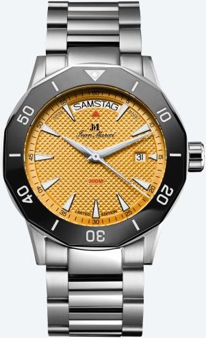 Jean Marcel Herrenuhr "Tropical Diver" koralle