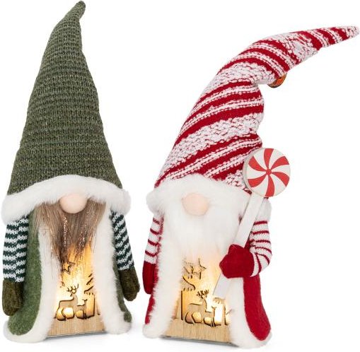 2er Set LED Gnom 37cm