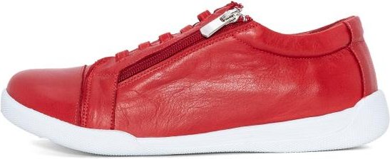 Andrea Conti Damen Lederslipper chilli