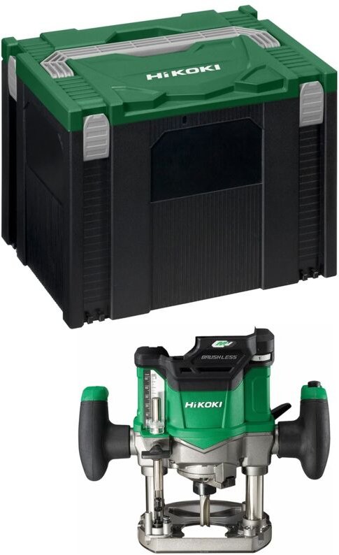 HiKoKi Akku Oberfräse 36V Brushlessmotor 50mm Tauchtiefe Solo Koffer M3612DAW2Z