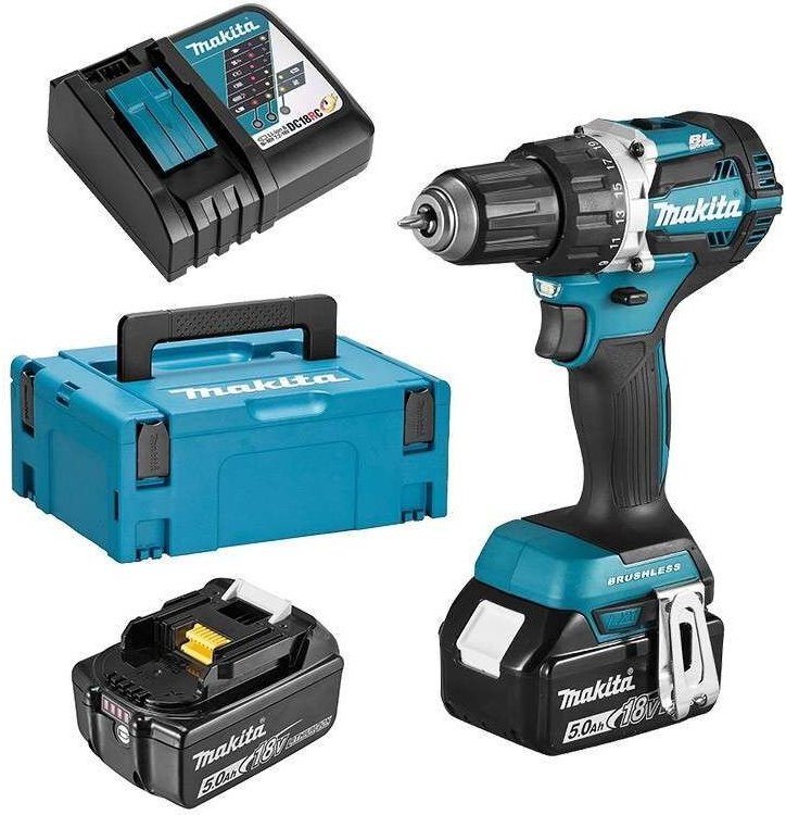 Bohrschrauber 18V lxt (2x5,0 Ah) in makpac Makita DDF484RTJ