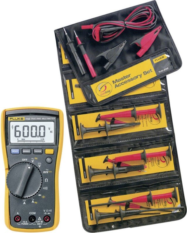 Fluke FLK115/TLK-225-1 Hand-Multimeter digital CAT III 600 V Anzeige (Counts): 6000