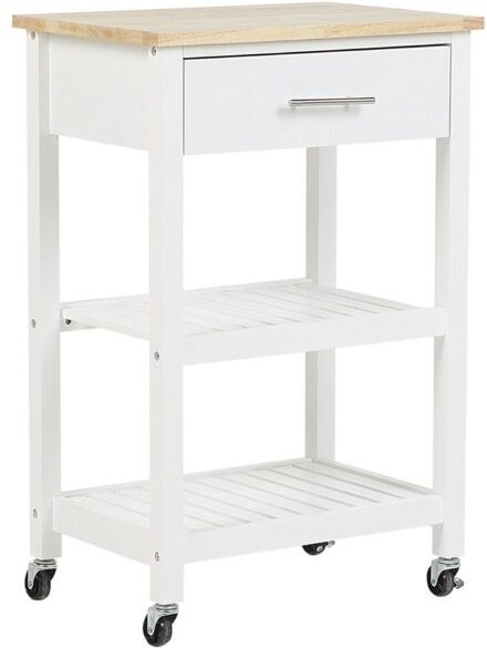 Servierwagen HIUMA Holz Weiß