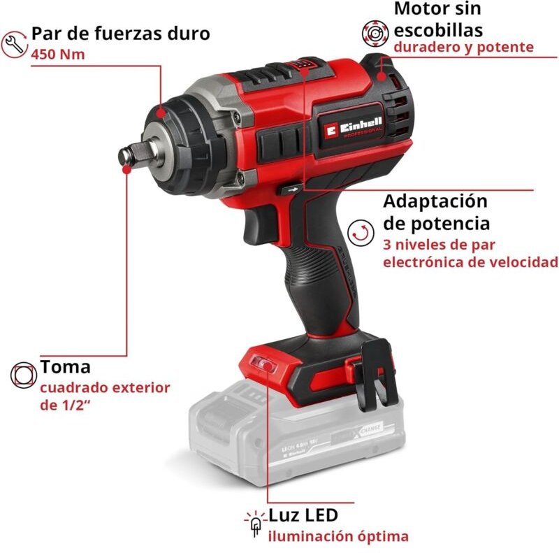 Akku-Schlagschrauber Impaxxo 18/400 Solo 18 v Schlagschrauber - Einhell