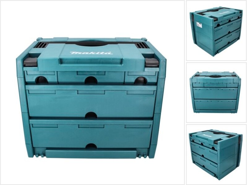 Makita - Systemkoffer makstor Modell 4.5 P-84349, 5 Schubladen, makpac