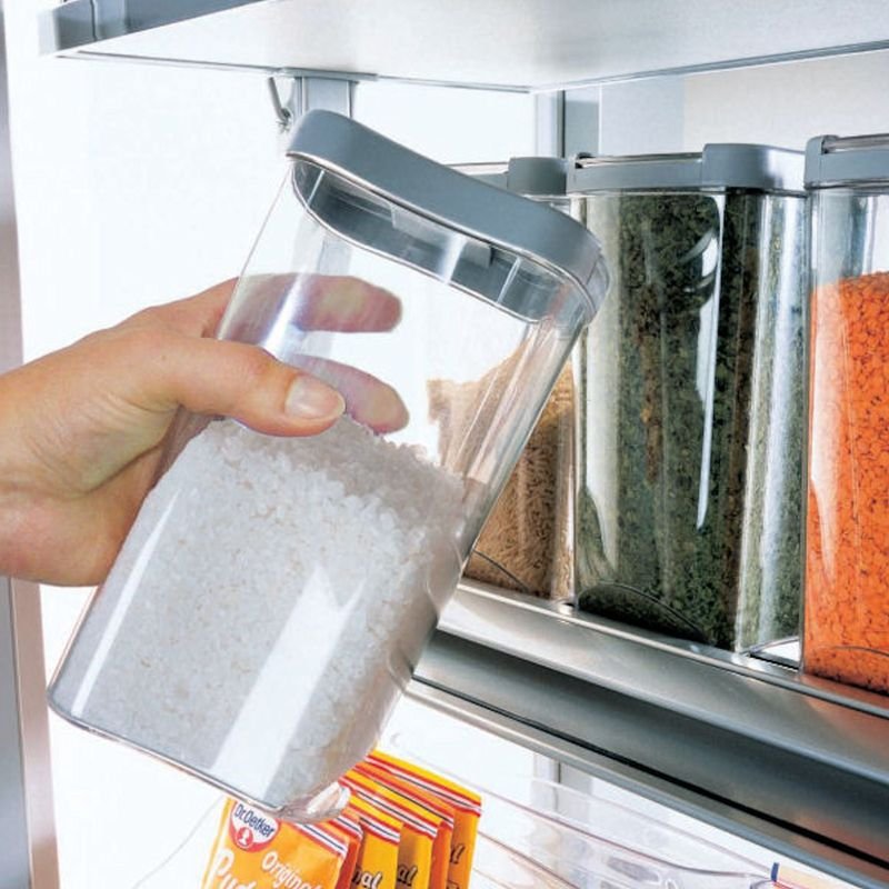 Kesseböhmer - Vorratsdosen-Set für Apothekerauszug dispensa und dispensa Swing, transparent/ grau