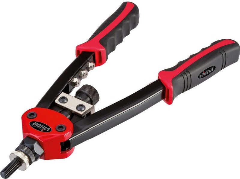 Nietzange für Blindnieten und Nietmuttern, universal, 320 mm, Anzahl Werkzeuge: 9 - Vigor