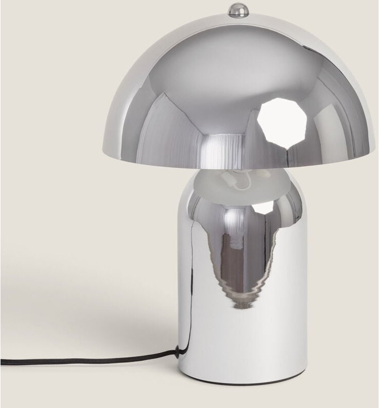 Tischlampe Metall Slink Chrom