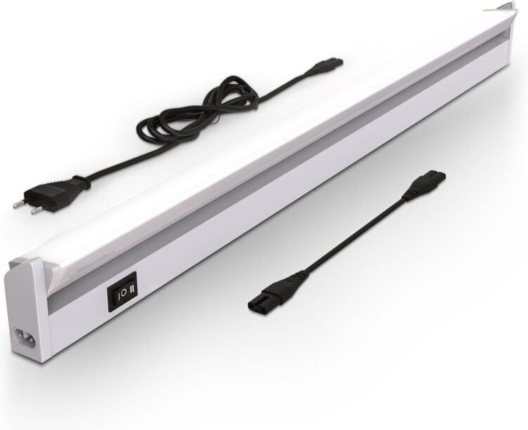 B.k.licht - Unterbauleuchte - 6,8W, 740lm, led, Stecker, erweiterbar, cct, silber