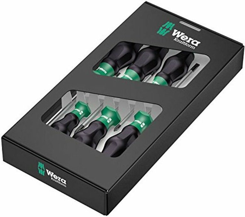 Kraftform Comfort 6 tlg. Schraubendrehersatz 031553 - Wera