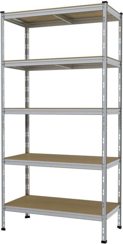 Schwerlastregal Profi 180x90x45 cm 875 kg blau Werkstattregal Lagerregal Regal